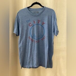 MNKR BRAND S/S shirt “ The City MAKING PAY” men’s size XLarge.